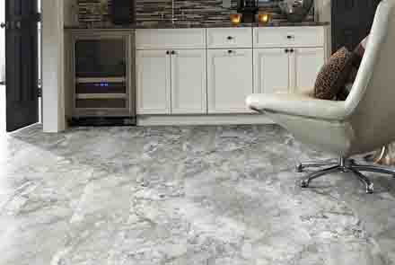 Vinyl flooring from Jones Floor Covering.